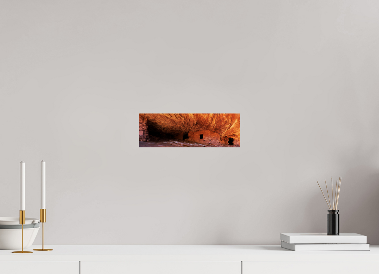 12 x 4″, Photo Print On Fuji Crystal DP II House on Fire